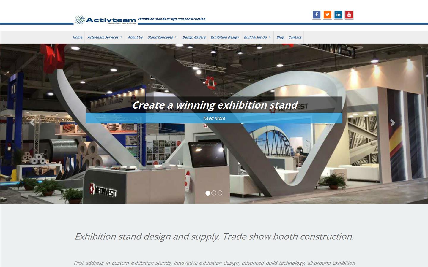 Exhibition Design & Construction Company | Activteam Website