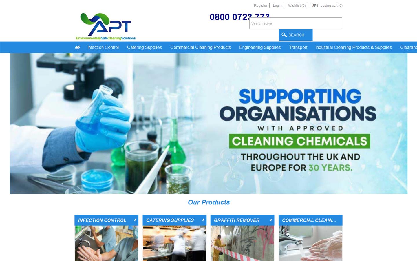 APT Commercial Chemicals Website