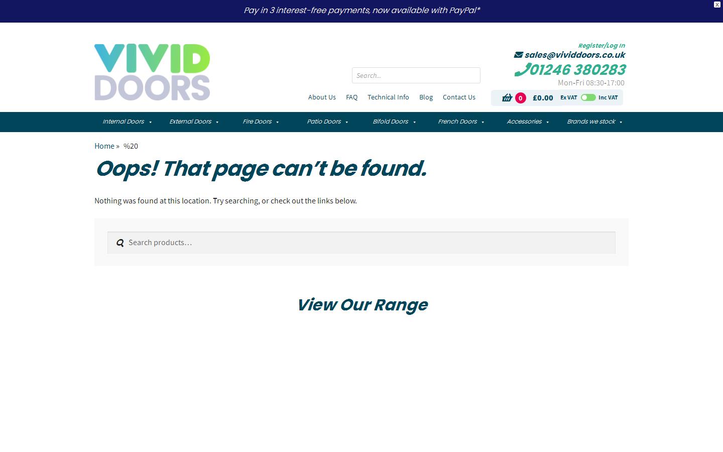 Vivid Doors Website