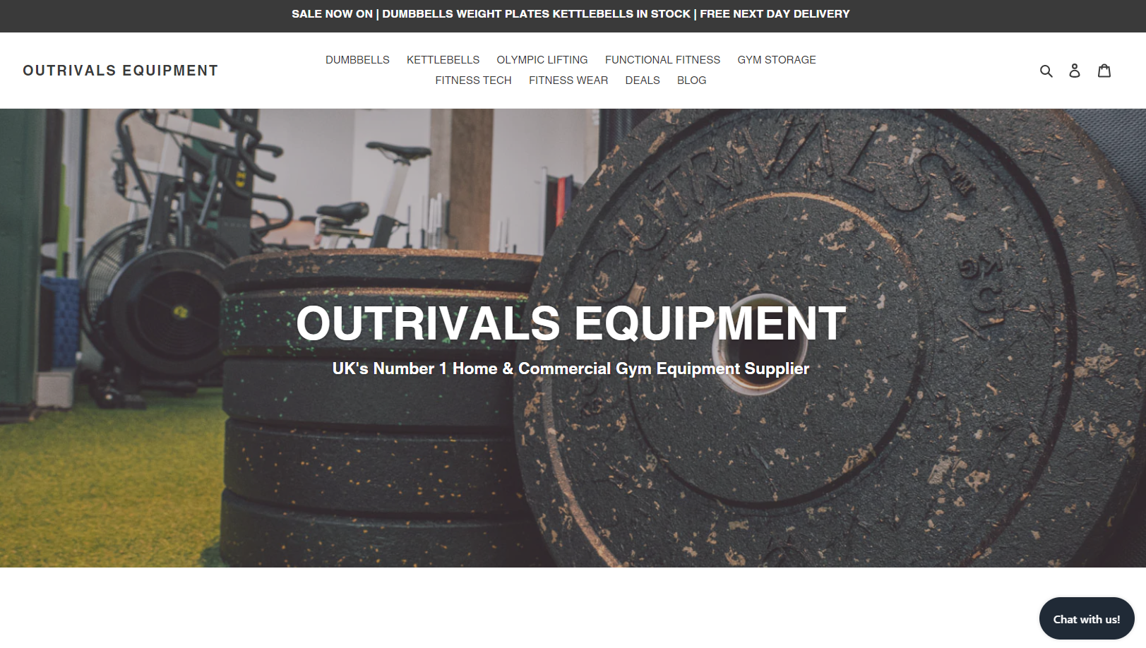 Outrivals Equipment Limited  Website