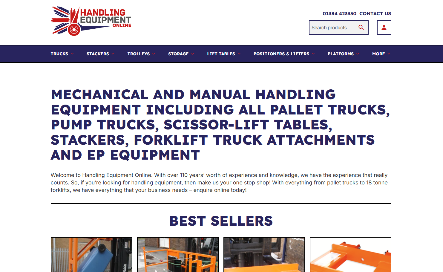 Handling Equipment Online Ltd Website