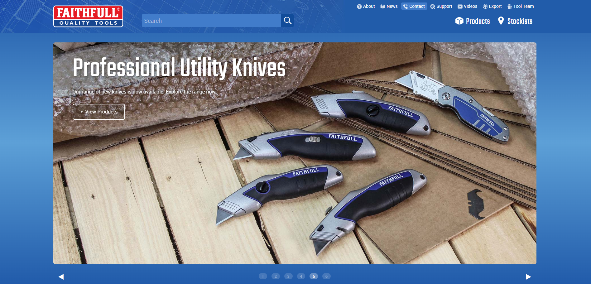 Faithfull Tools Website