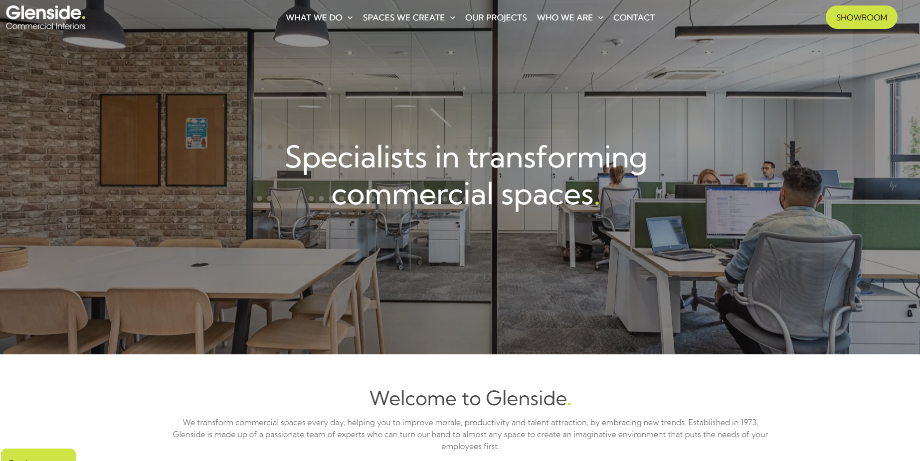 Glenside Commercial Interiors Website