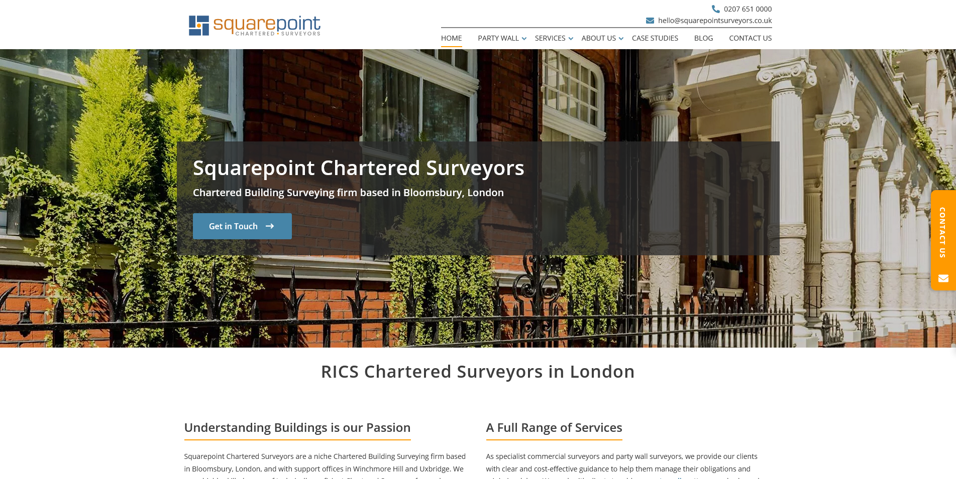 Squarepoint Chartered Surveyors Website