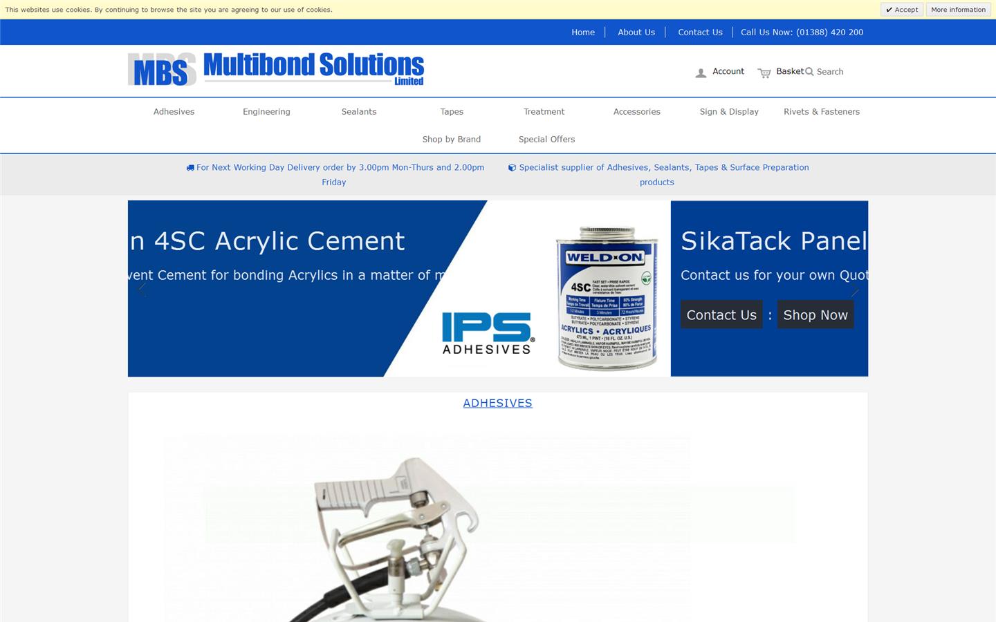 Multibond Solutions Ltd Website