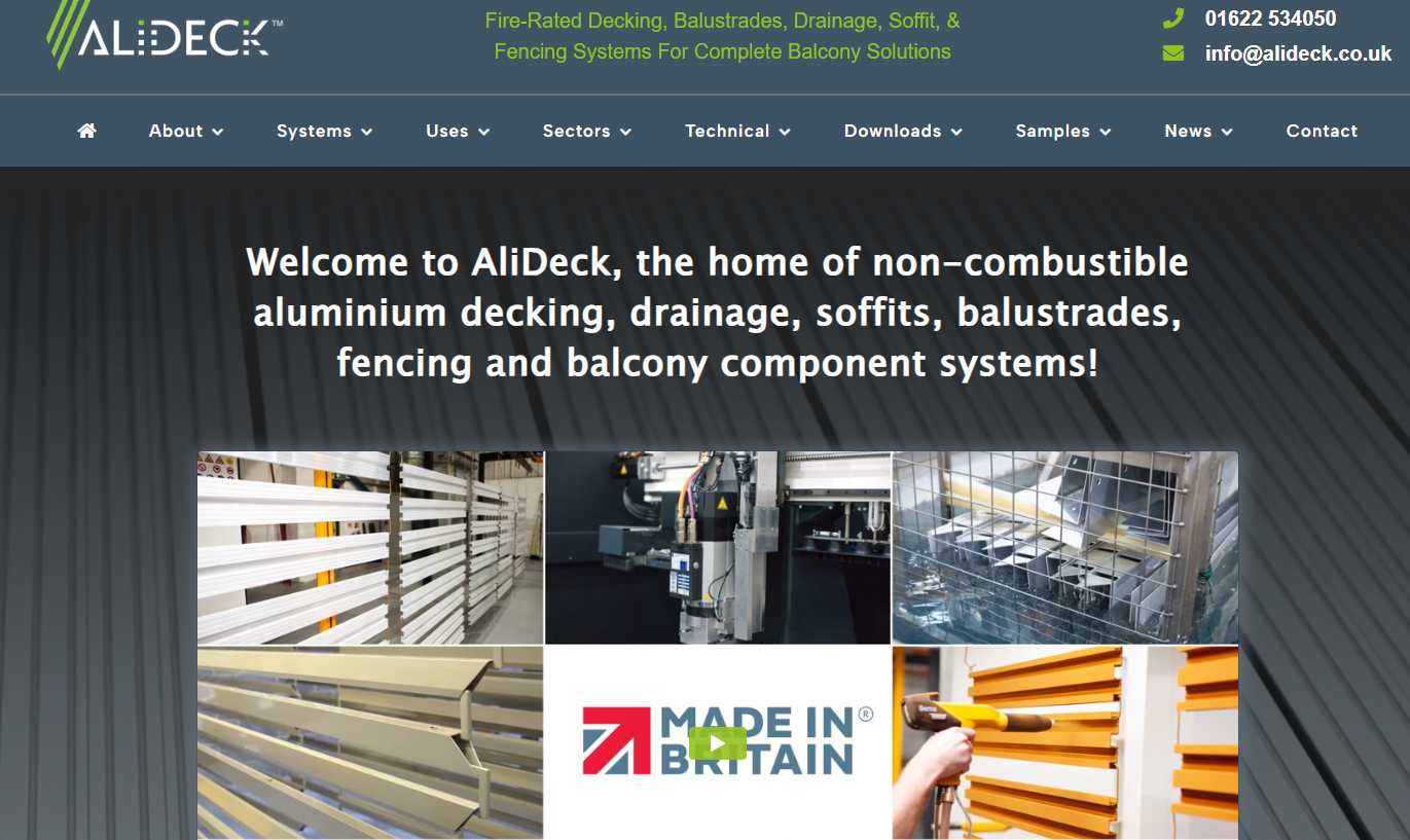 AliDeck Website