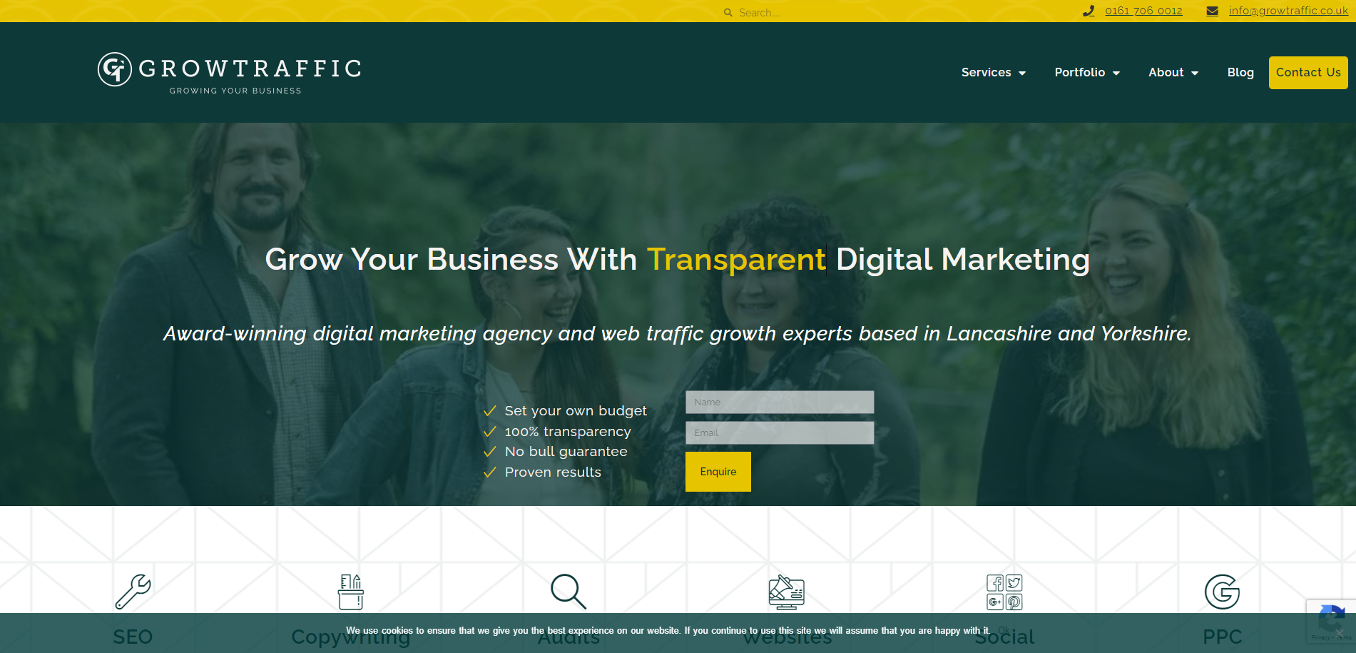 GrowTraffic Ltd Website