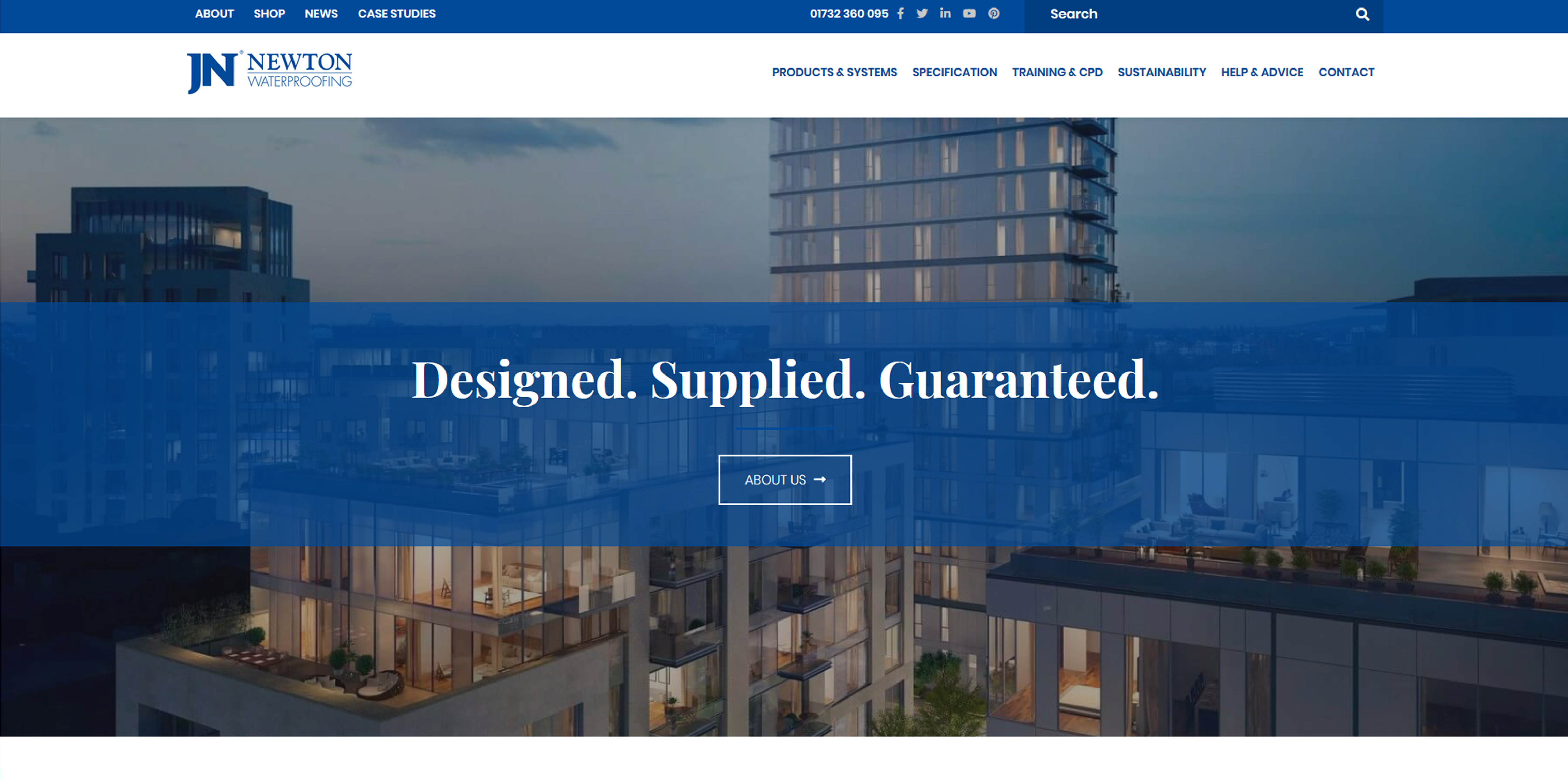 Newton Waterproofing Website