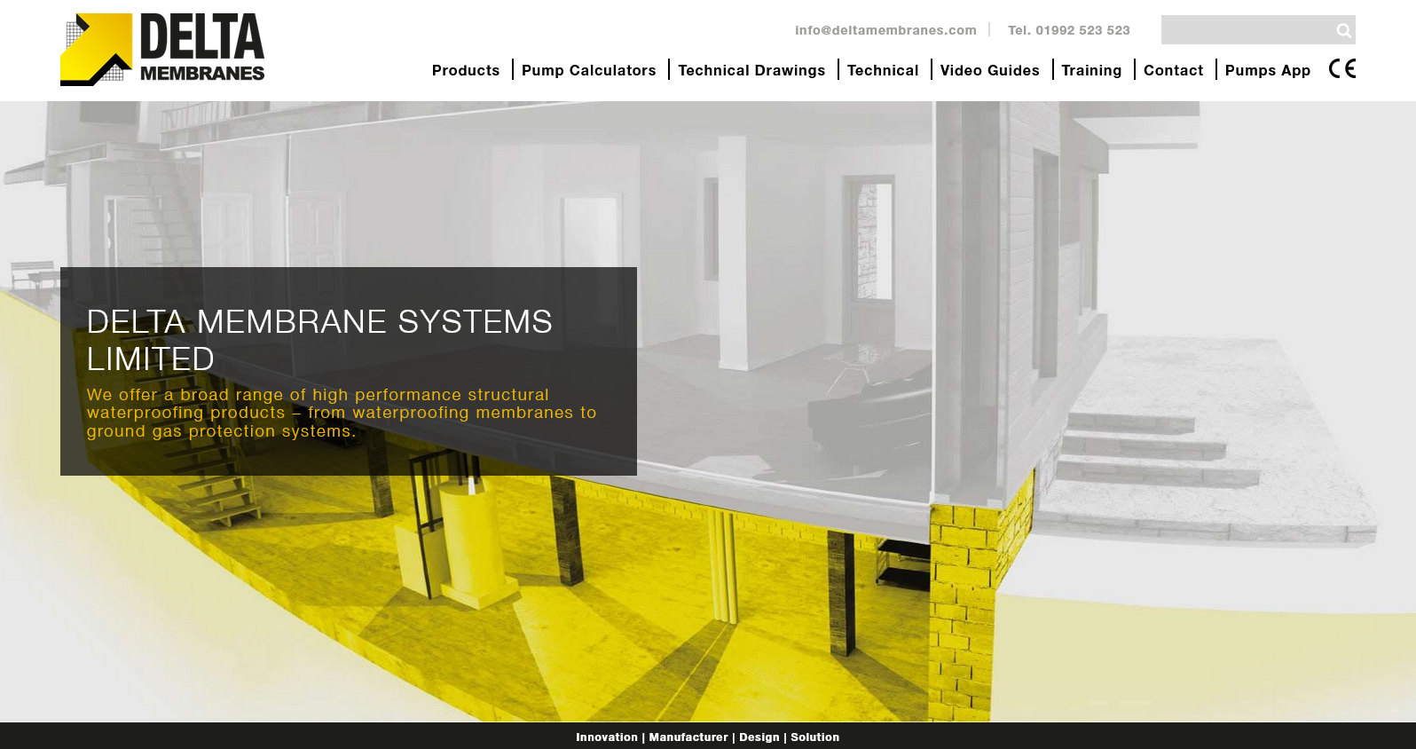 Delta Membrane Systems Ltd Website