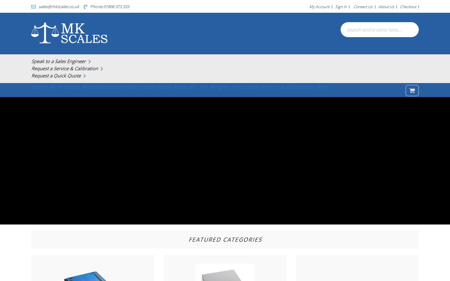 MK Scales Ltd Website