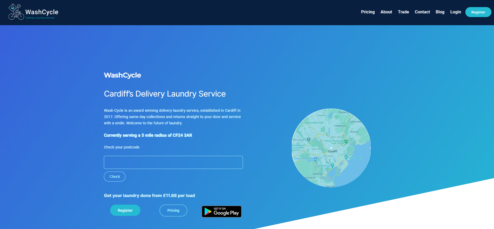 Wash Cycle Ltd Website