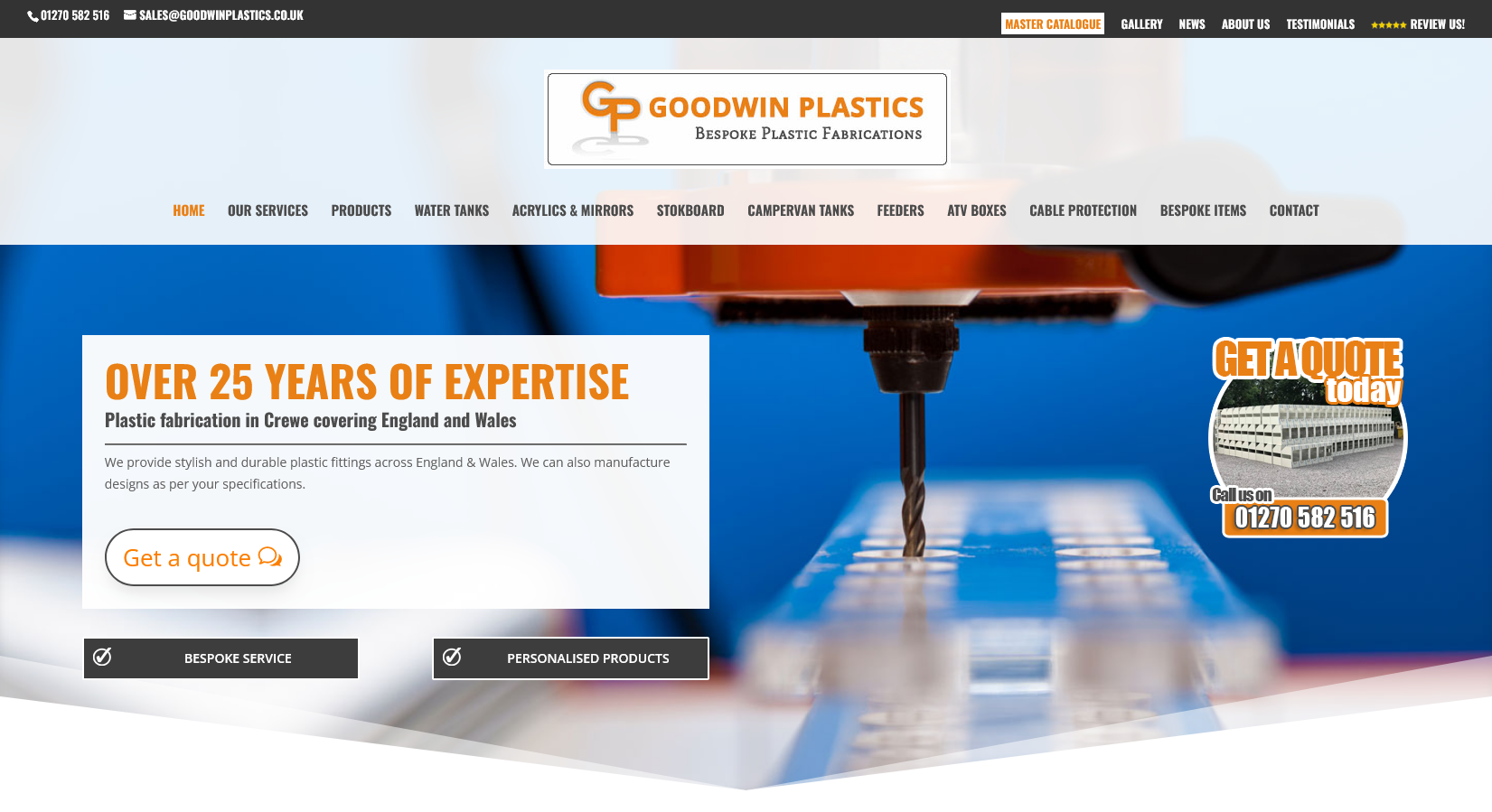 Goodwin Plastics Ltd Website