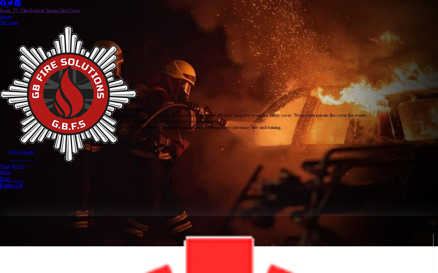 GB Fire Solutions Ltd Website