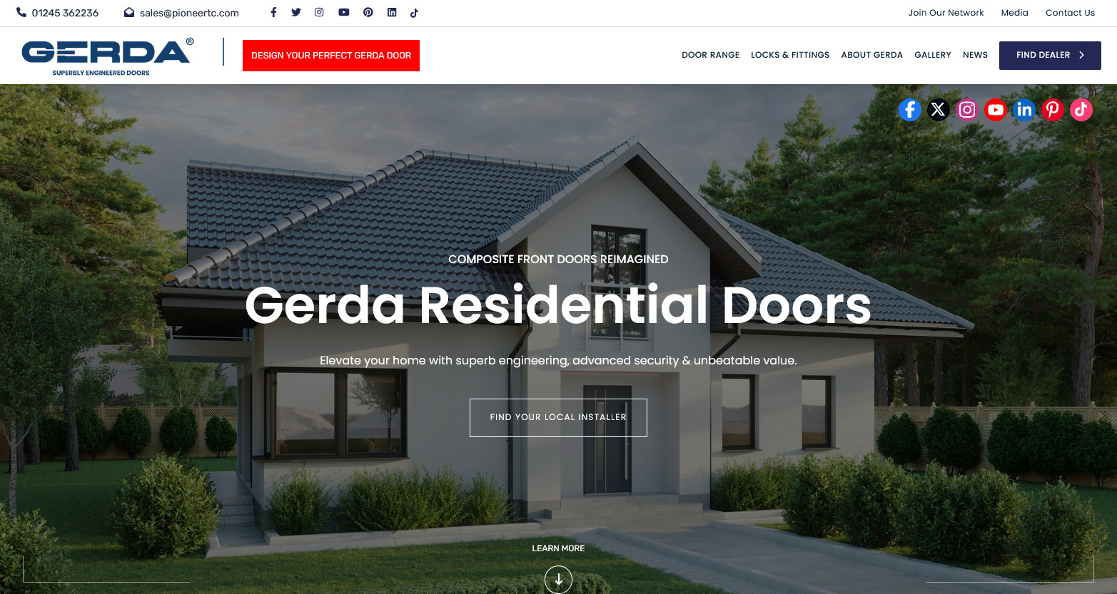 Gerda Pioneer Website