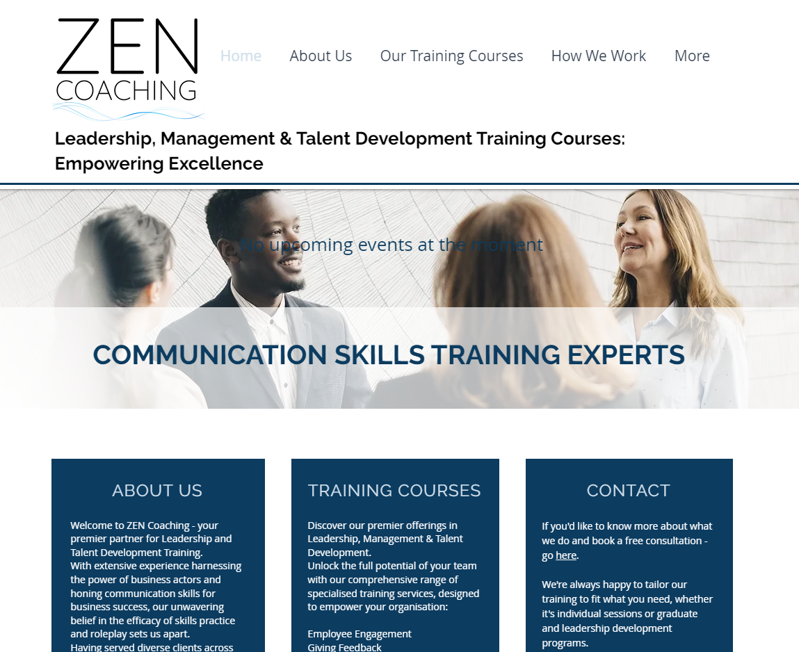 ZEN Coaching Ltd Website