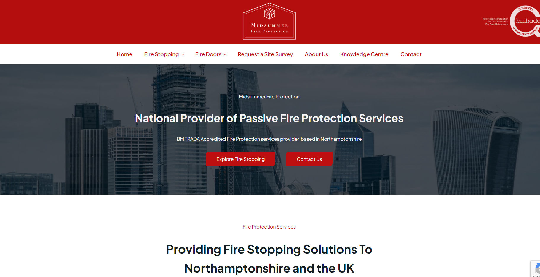 Midsummer Fire Protection Website