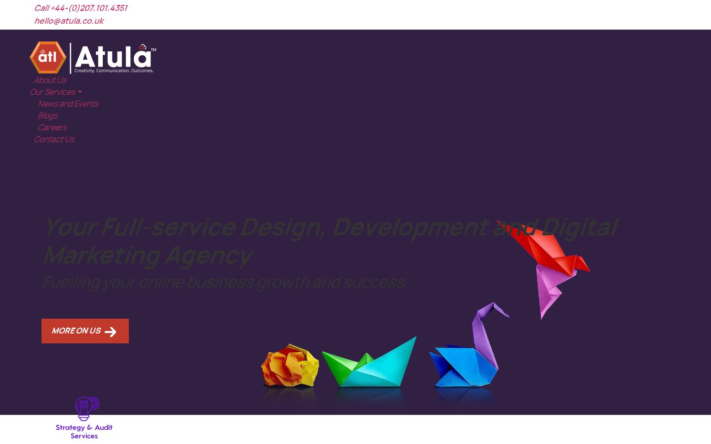 Atula Technology Solutions Website