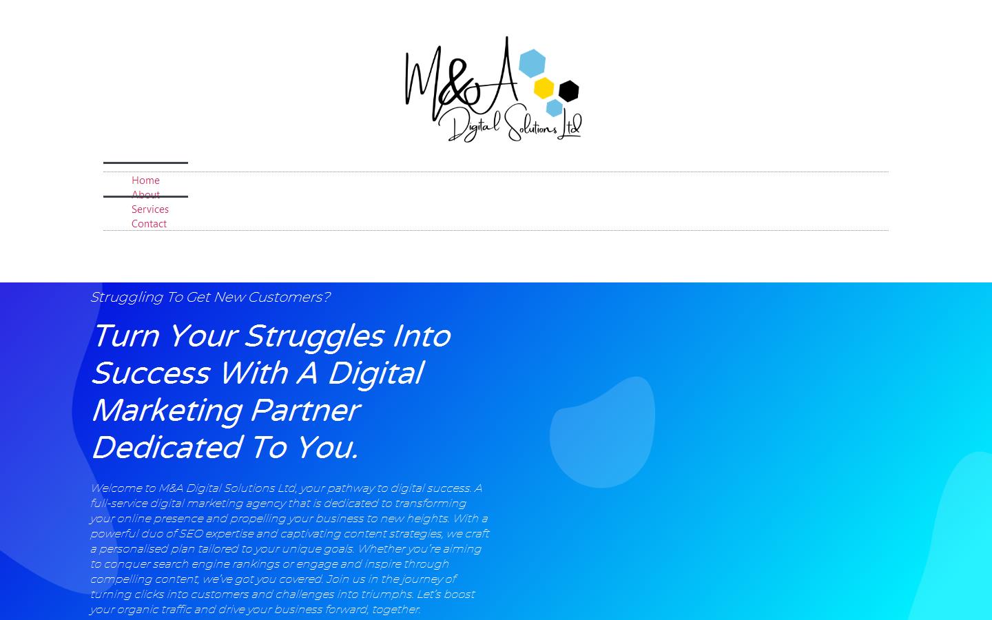 M&A Digital Solutions Ltd Website