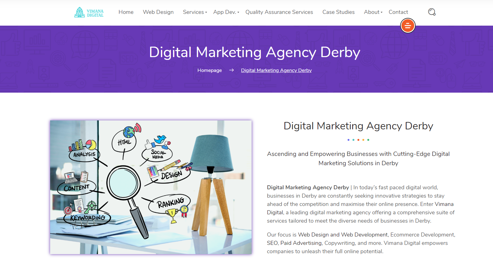 Digital Marketing Agency Derby Website