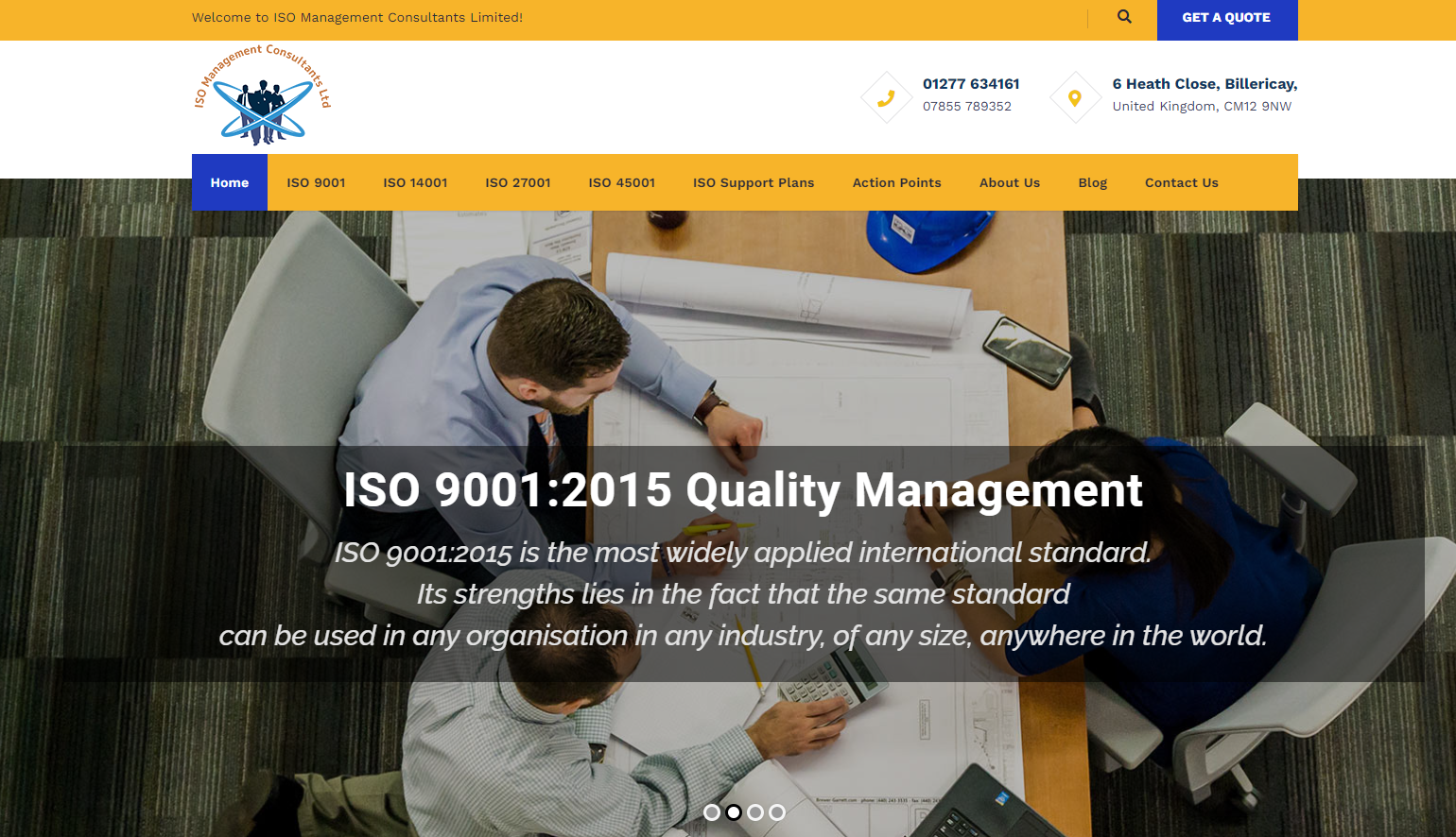 ISO Management Consultant Ltd Website