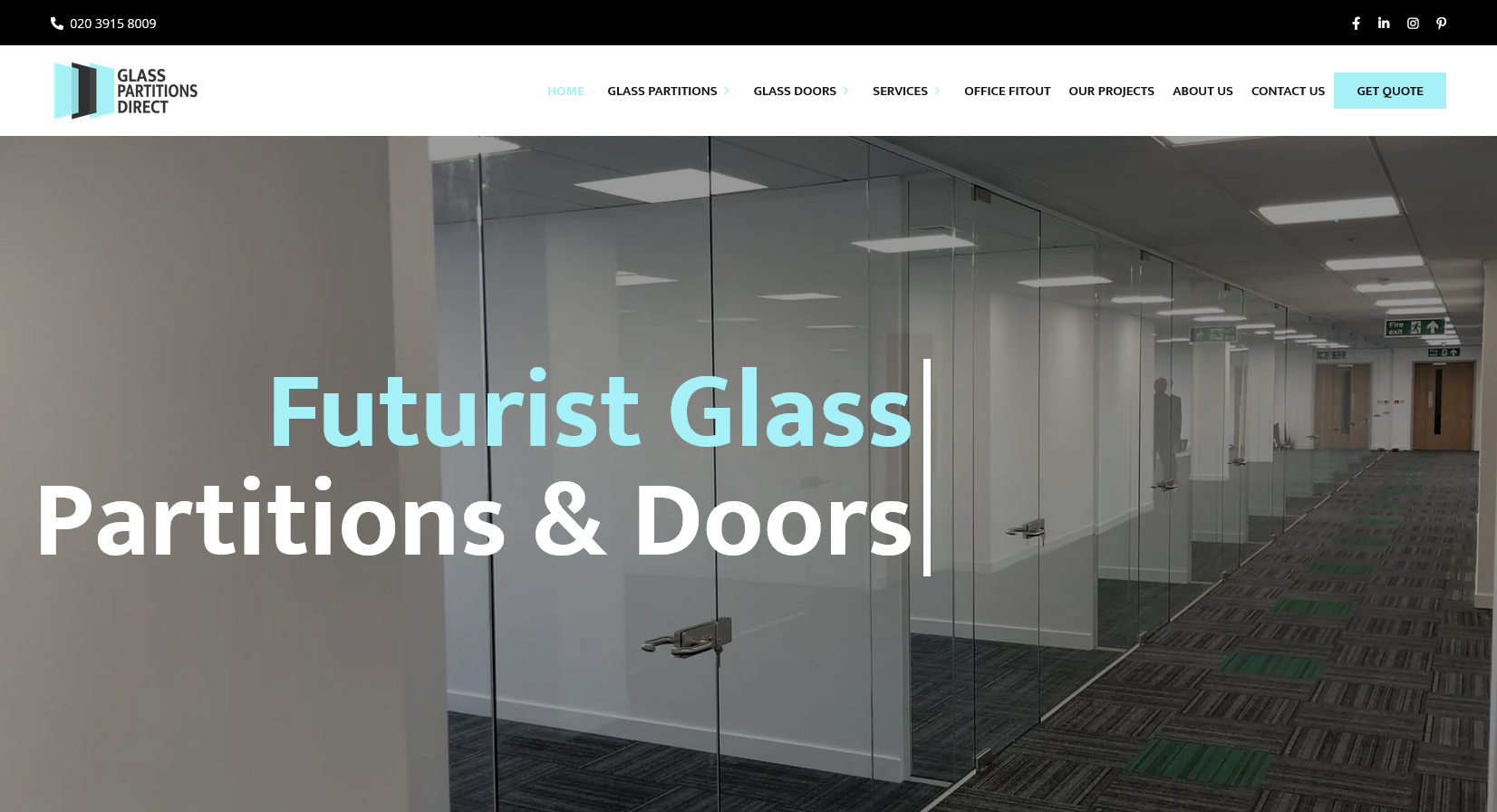 Glass Partitions Direct Website