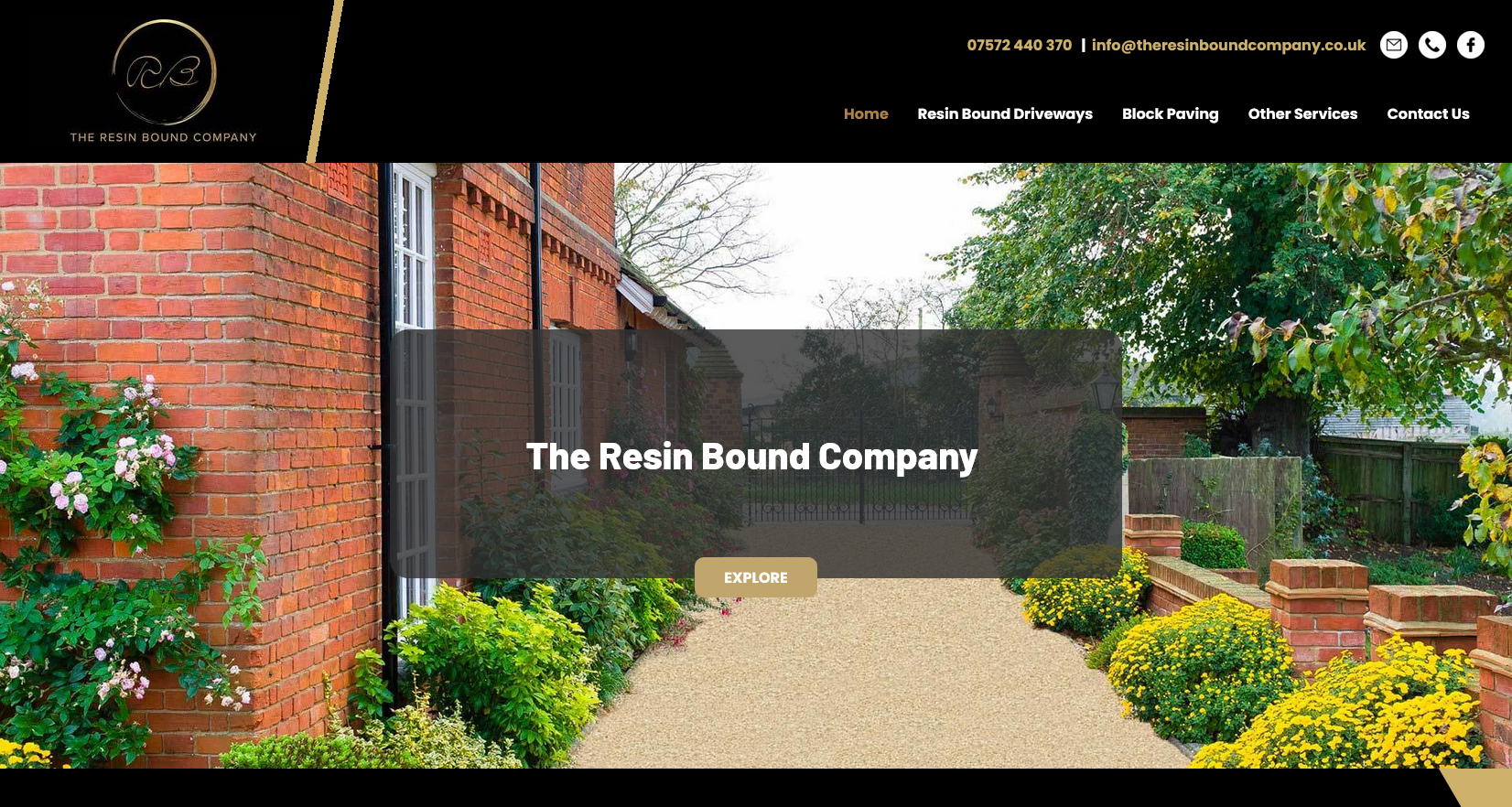 The Resin Bound Company  Website