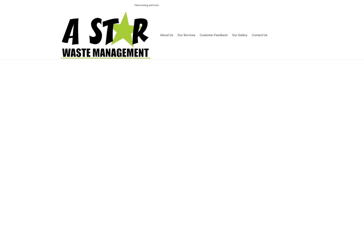 A Star Waste Management Website