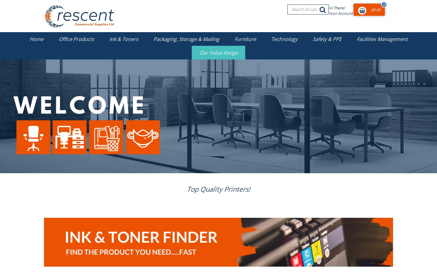 Cresent Commercial Supplies Website