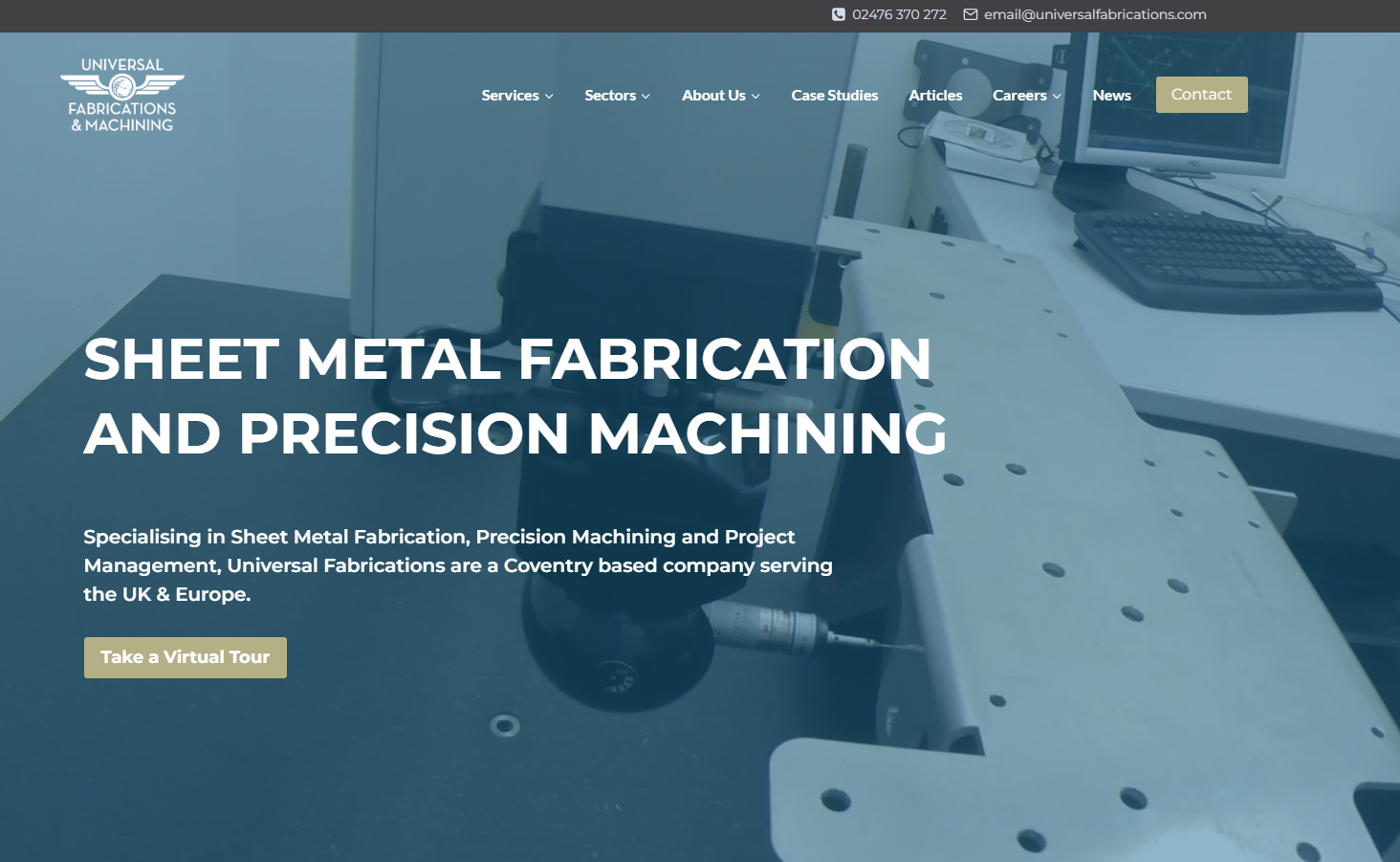 Universal Fabrications (Coventry) Ltd Website