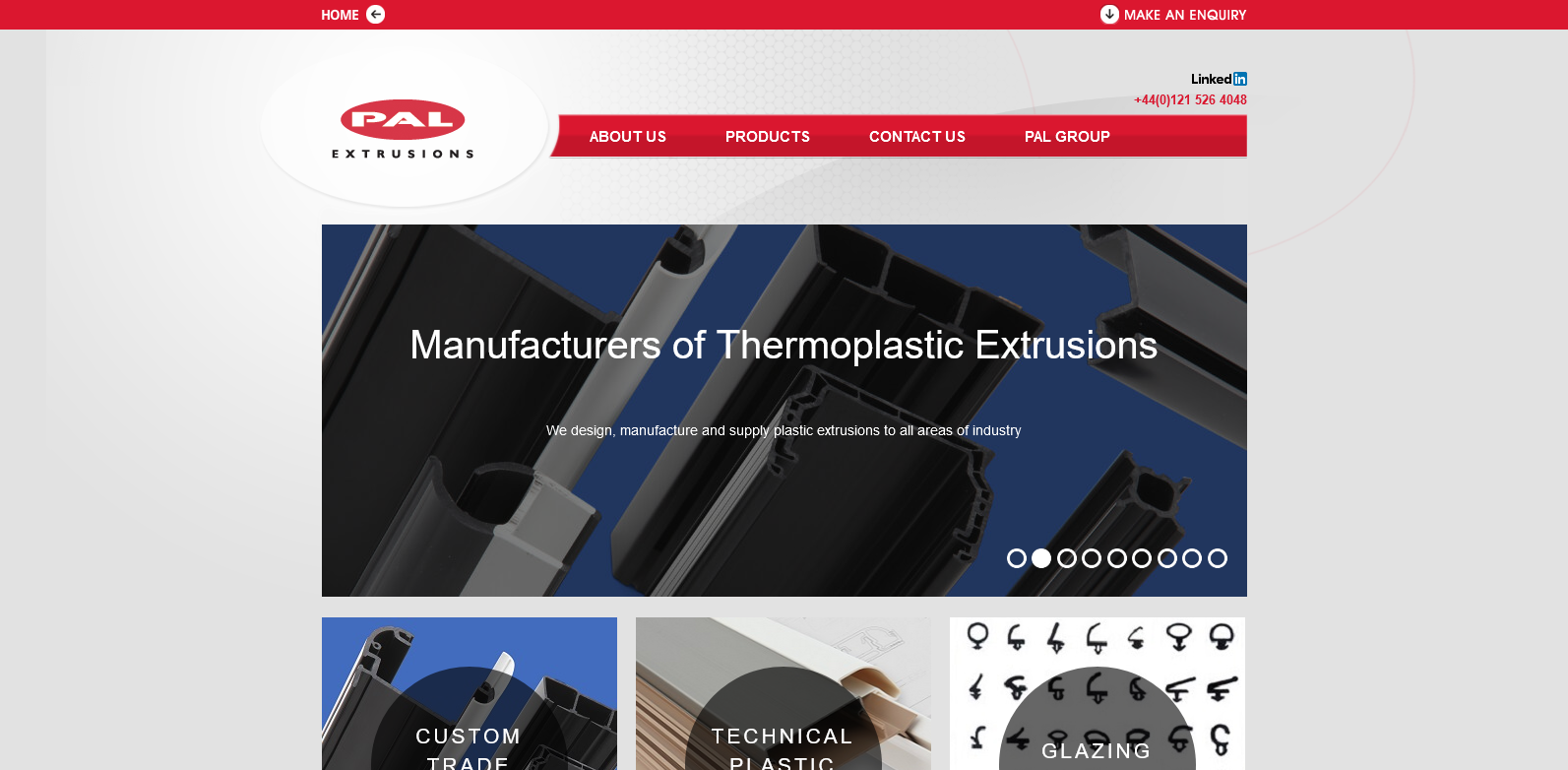 PAL Extrusions Website