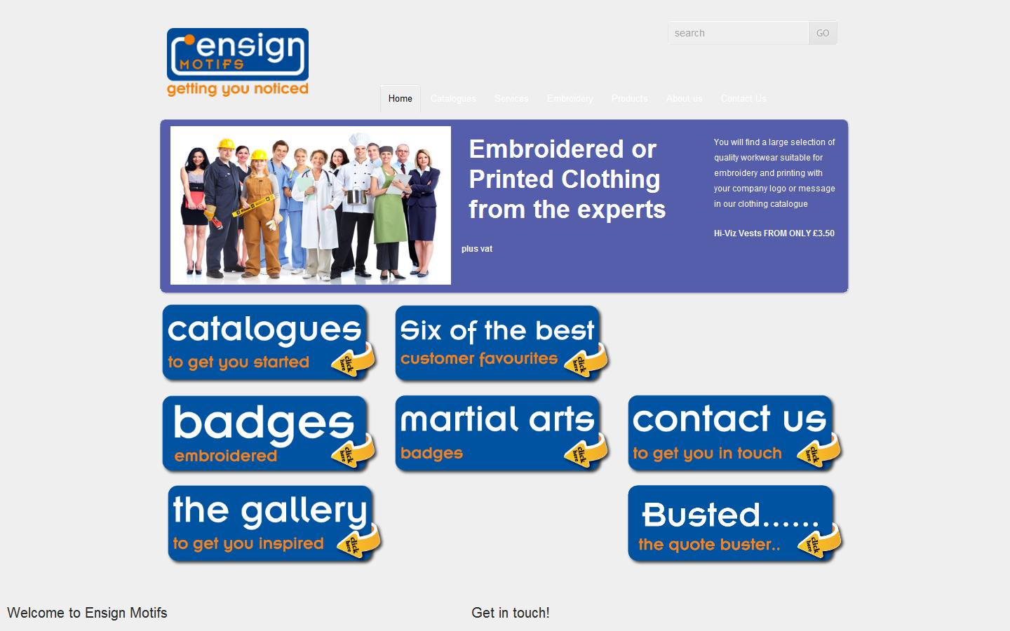 Ensign Motifs Website