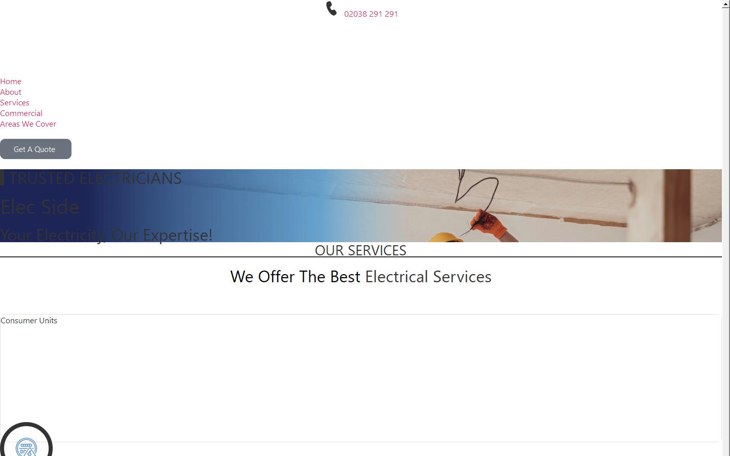 Elec Side Ltd Website