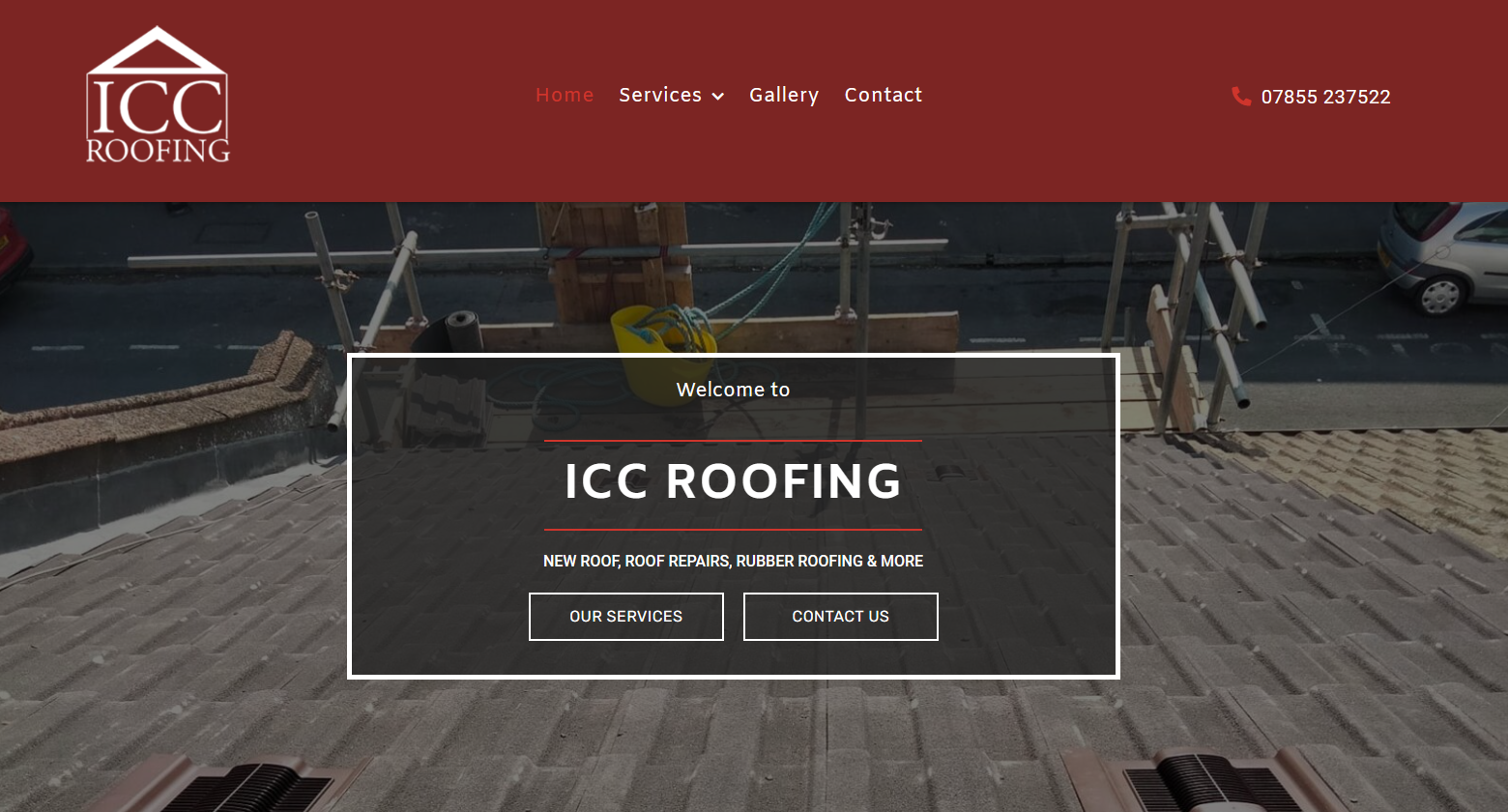 ICC Roofing Website