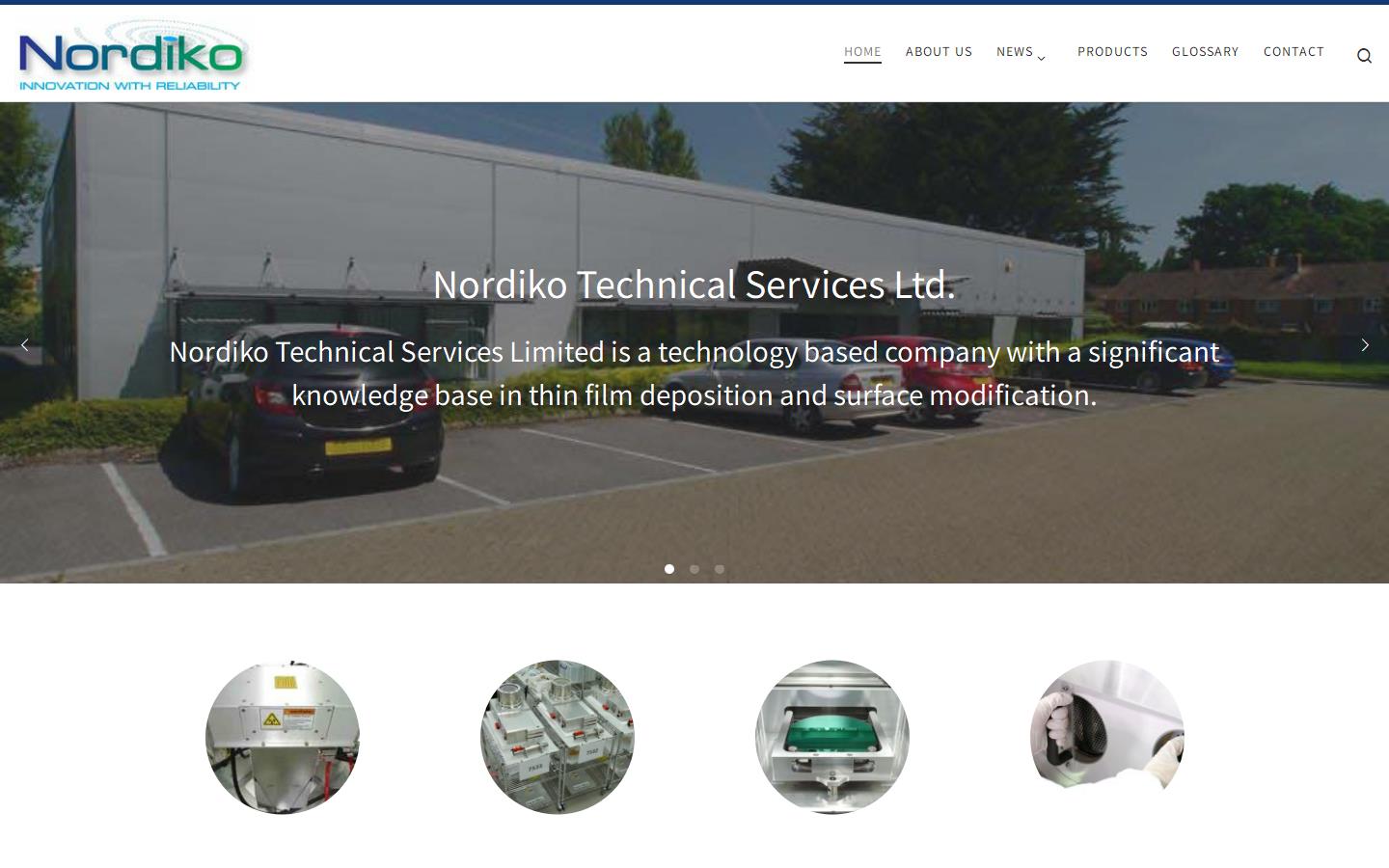 Nordiko Technical Service ltd Website