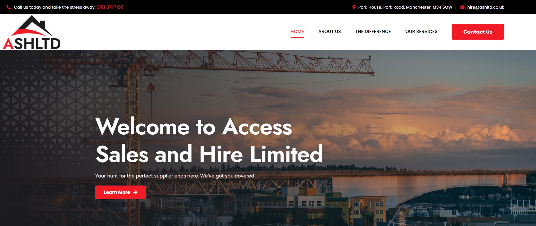 Access Sales and Hire Limited Website