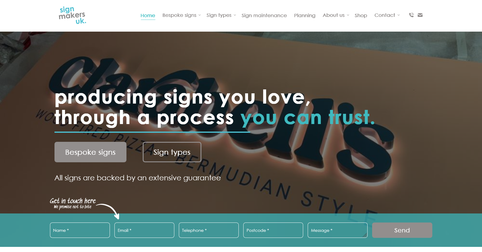 Sign Makers UK Website