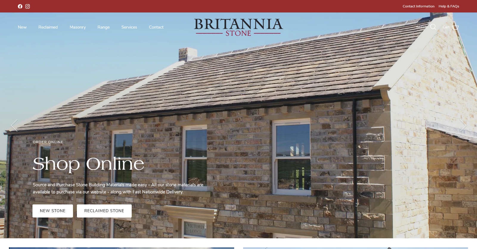 Britannia Stone Website