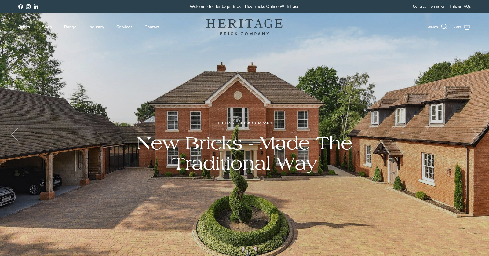 Heritage Brick Company Website