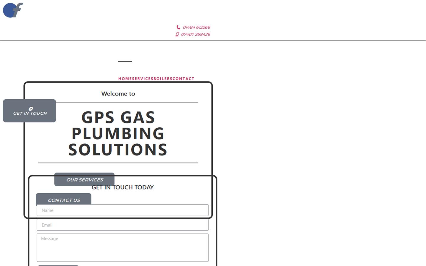 GPS Gas Plumbing Solutions Website