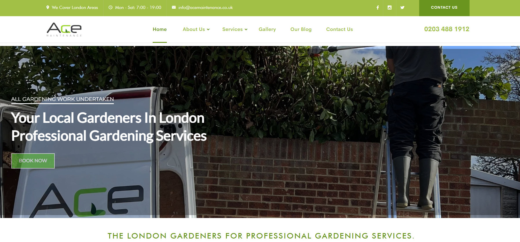 ACE MAINTENANCE LTD Website