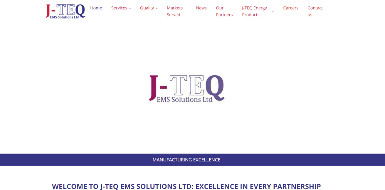 J-TEQ EMS Solutions Ltd Website