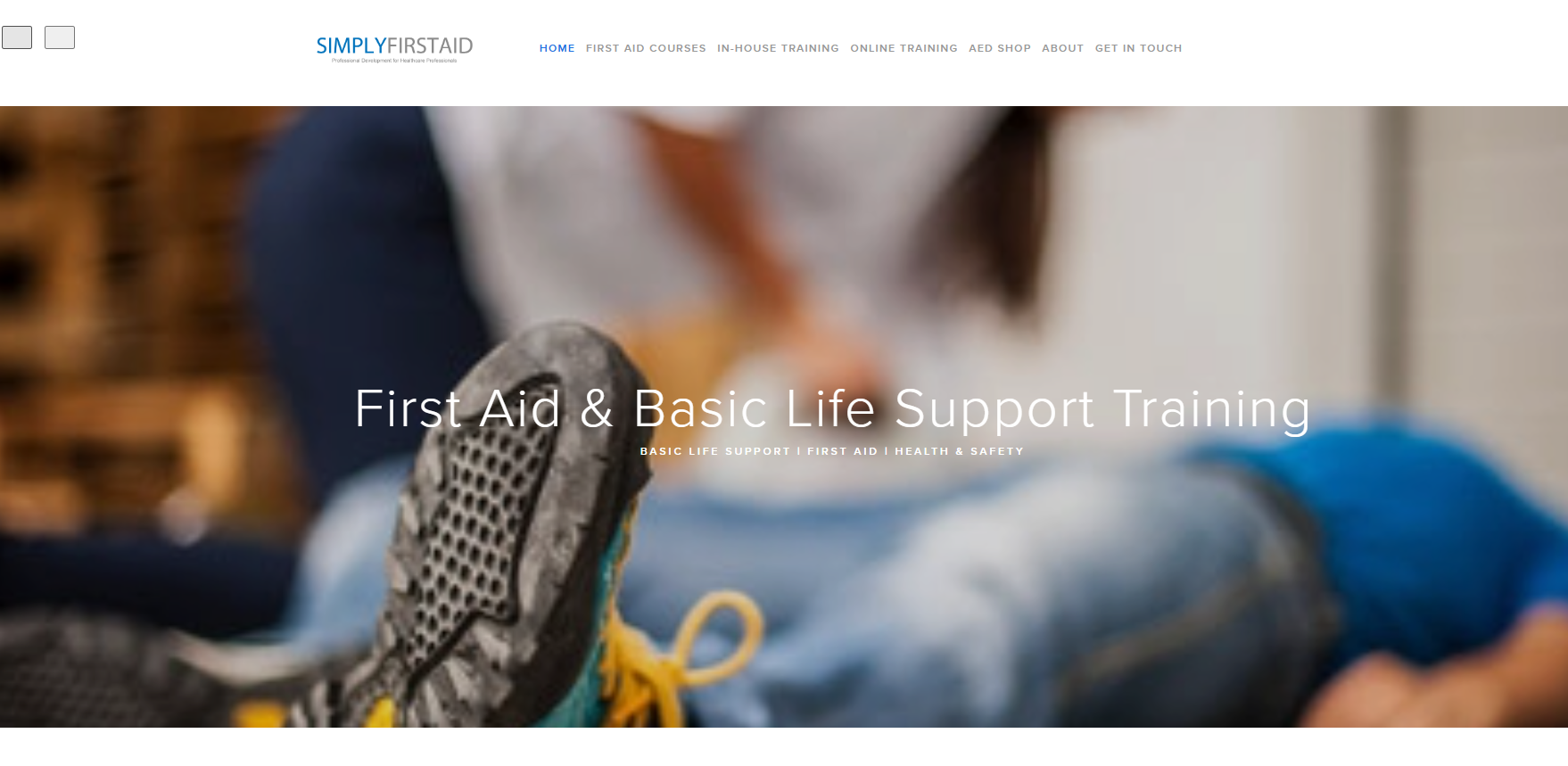 Simply First Aid Website