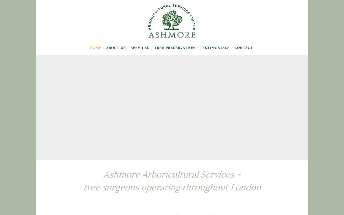 Ashmore Arboricultural Services Ltd Website