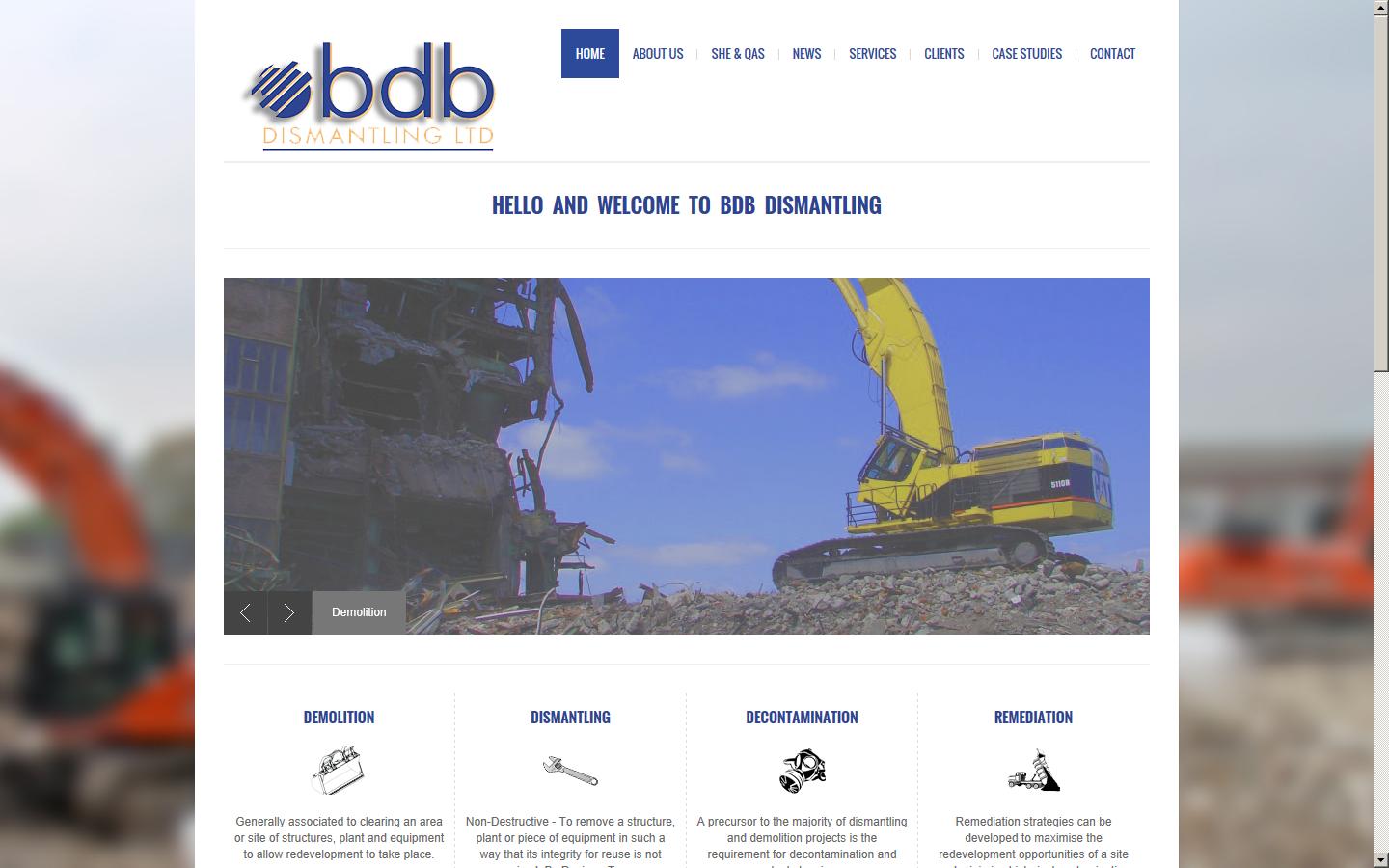 BDB Dismantling Ltd Website