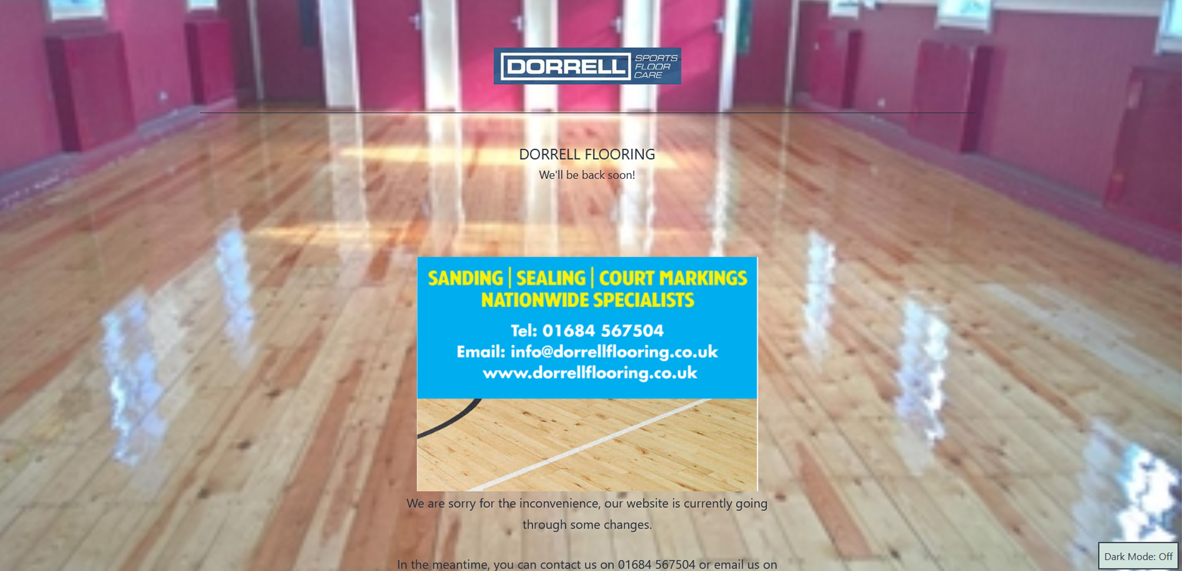 Dorrell Performance Floors Ltd Website