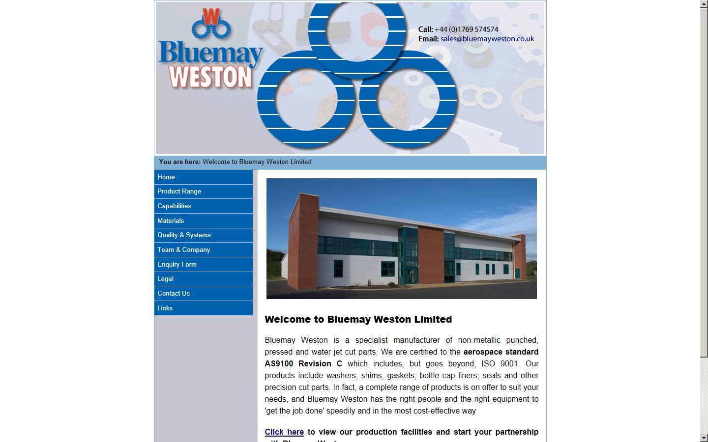 Bluemay Weston Website