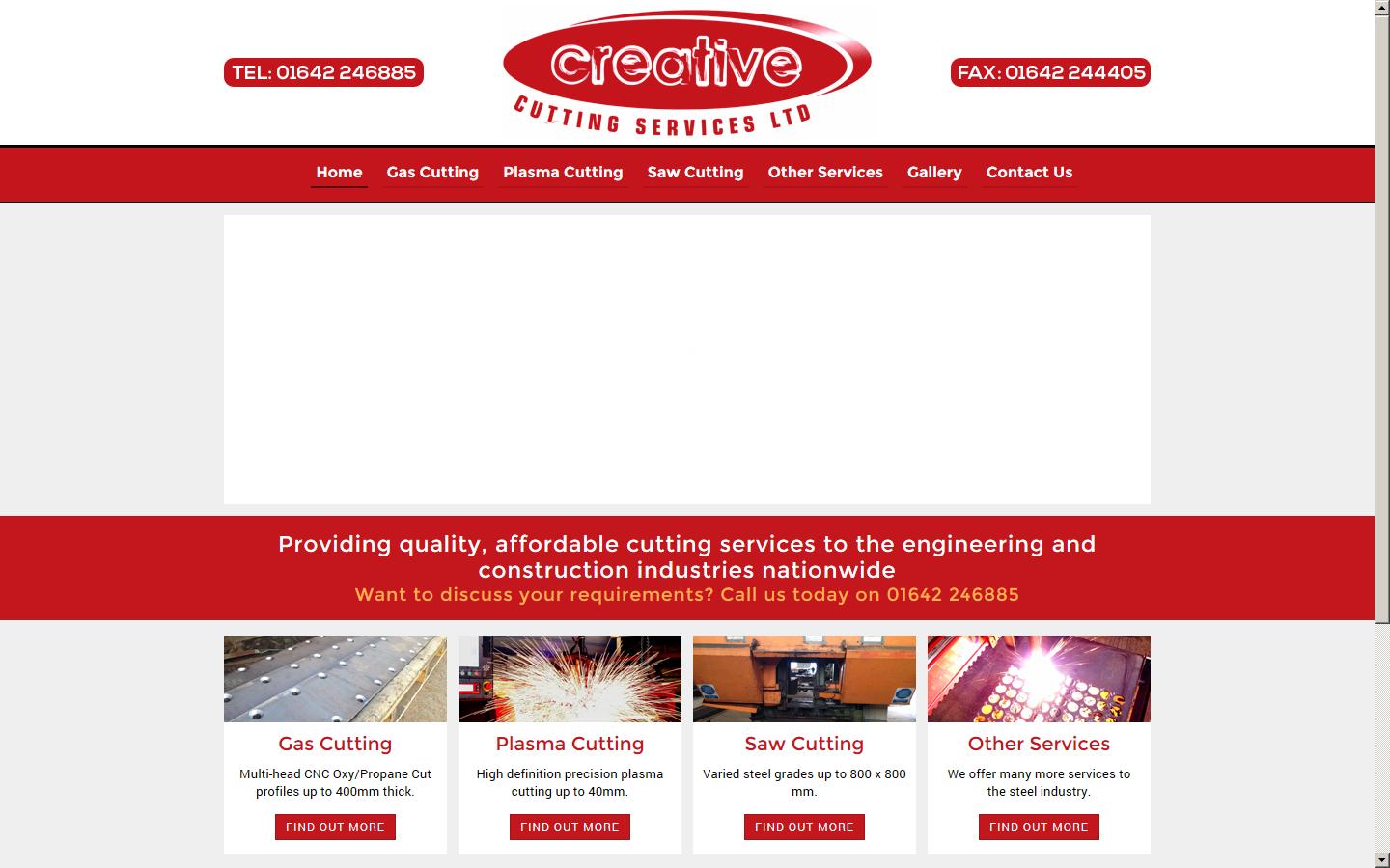 Creative Cutting Services Ltd Website