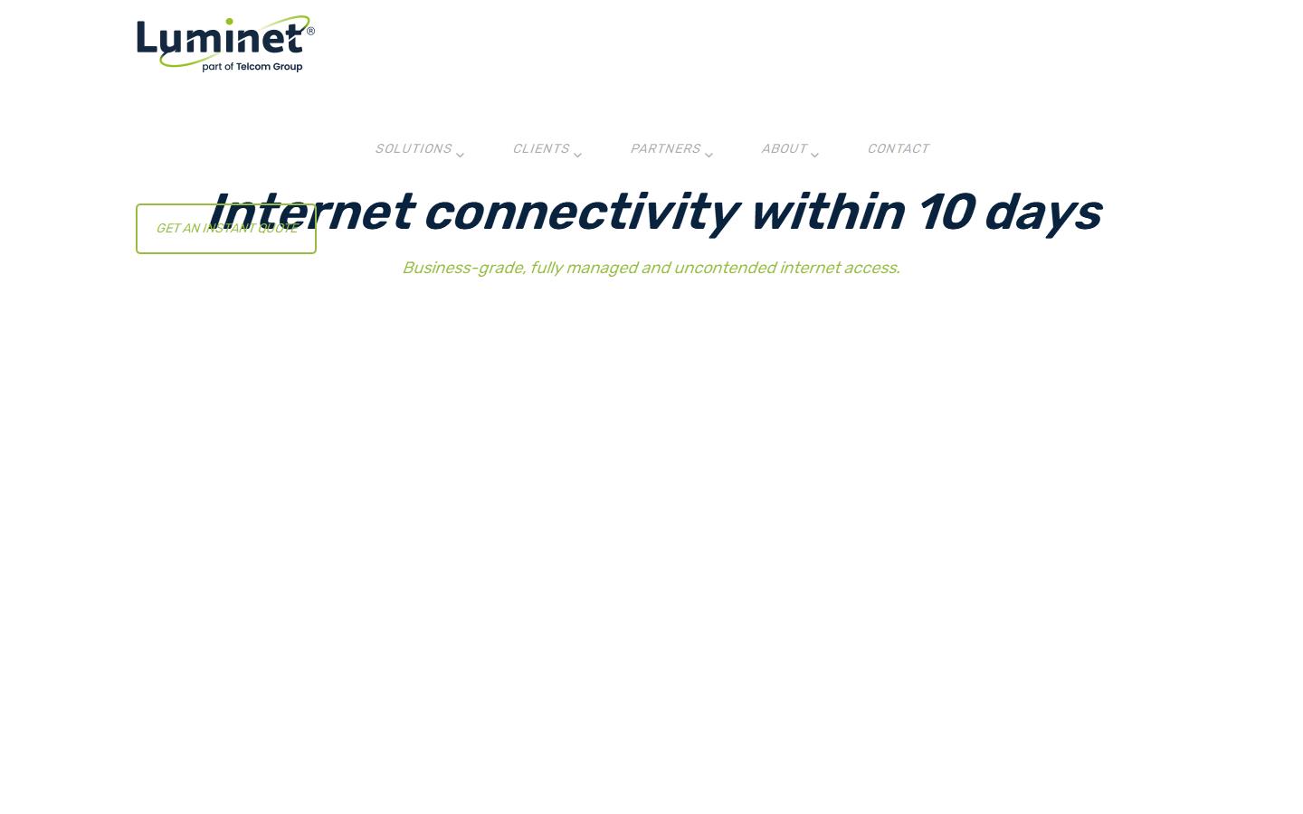 Luminet Networks Ltd Website