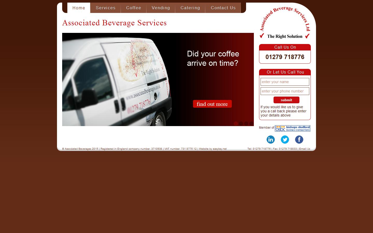 Associated Beverage Services Ltd Website