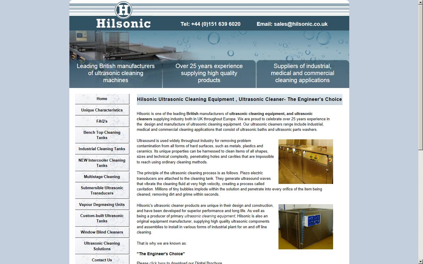 Hilsonic Website